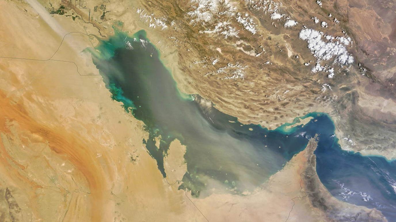 Gulf sand storm