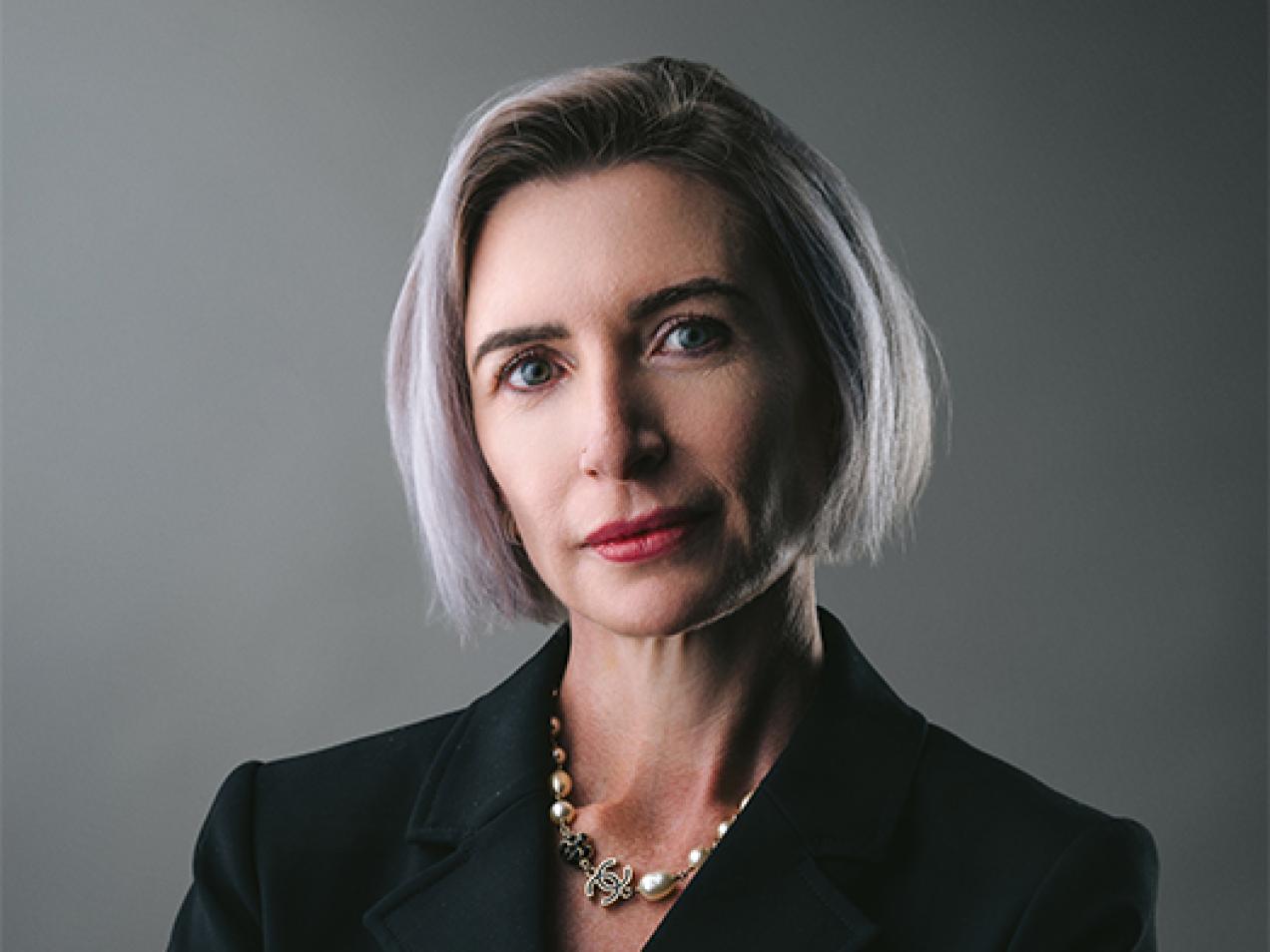 Profile shot of Joni Cholwich